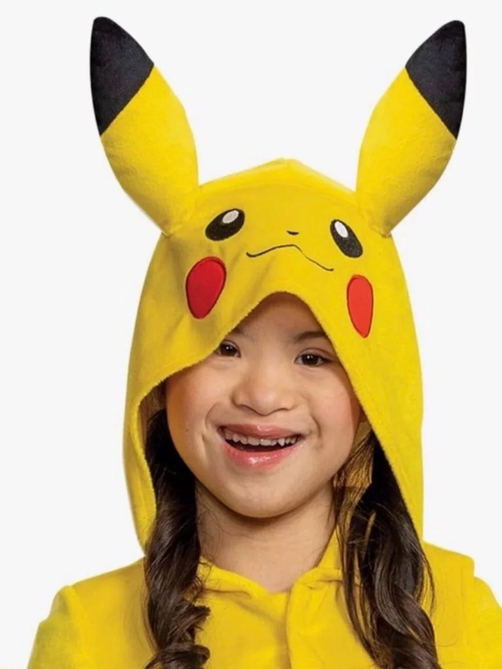 Pikachu Costume, Kids size medium 8, Official Pokemon Pikachu Hooded Jumpsuit
